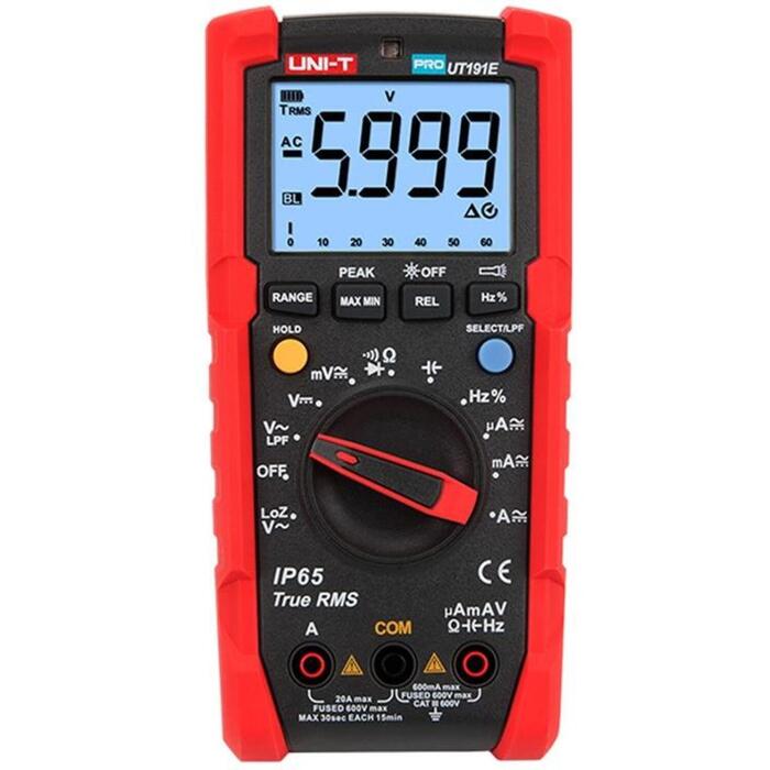 Uni-T UT191E profesionālais digitālais multimetrs, 600