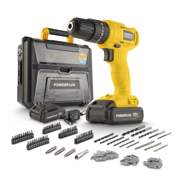 Triecienurbis - skrūvgriezis 20V, POWERPLUS, POWXBOX004