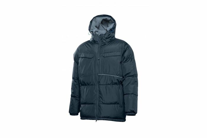 Hogert LEON siltināta jaka ar kapuci HT5K926-3XL, 3XL, 100% poliesteris RIP-STOP ar PVC pārklājumu, mākslīgā pildviela, EN 14058 (HT5K926-3XL)