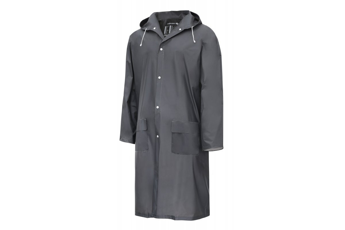 Lietusmētelis AUSSER, tumši pelēks, 3XL (58), ūdensnecaurlaidīgs, HT5K940-3XL, HOGERT (HT5K940-3XL)