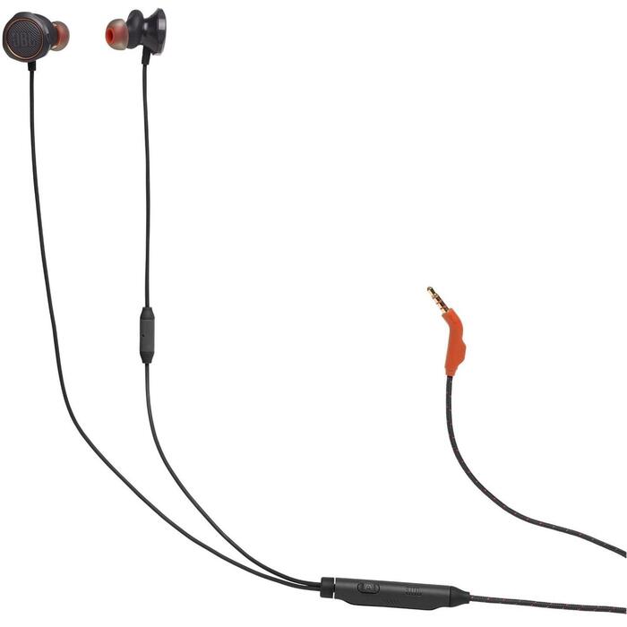 JBL Quantum 50 проводные внутриканальные игровые наушники JBLQUANTUM50BLK, 8.6mm, 20-20000Гц, 97дБ, 16Ом, 1.2м, черные (JBLQUANTUM50BLK)