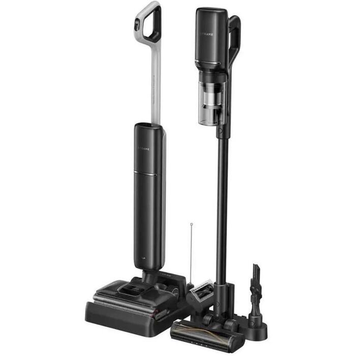 Dreame G12 Dual HHV24A пылесос, 28000 Па, 90 аВт, 65 мин, 24 Ач, 0.78 л, 0.5 л, сухая и влажная уборка, без мешка, 5-в-1, черный (HHV24A)