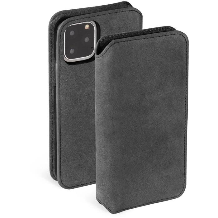 Krusell Broby PhoneWallet 61755, pelēka, zamšāda