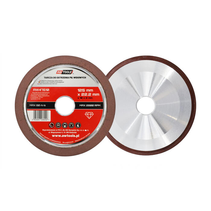 AWTOOLS Dimanta slīpēšanas disks 150mm, konisks