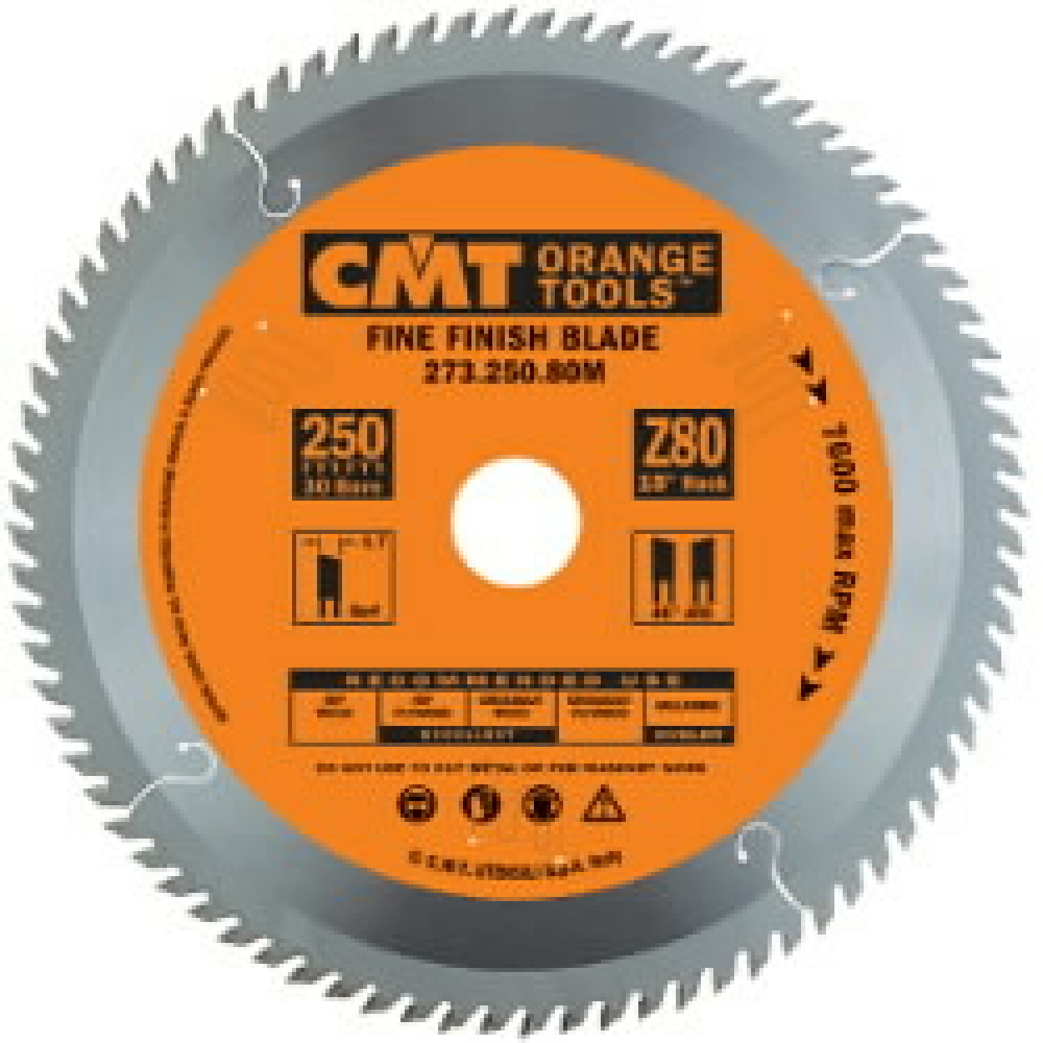 CMT zāģripa kokam 273.250.80M, 250x2,4x30mm, Z80 10°ATB (273.250.80M)