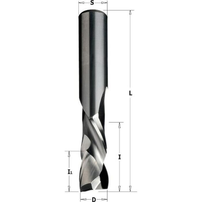 CMT Frēzes asmens 190.080.11, D8x32x80mm, Z2+2, RH (190.080.11)