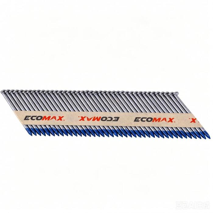 Ecomax гвозди для гвоздезабивного пистолета EMNA342975BBRID&EMX, 75x2,9mm, 2000 шт., 34°, головка типа D, рифленые, неоцинкованные (EMNA342975BBRID&EMX)