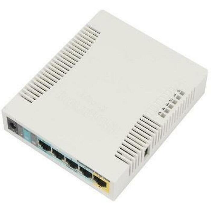 Mikrotik RB951Ui-2HnD bezvadu piekļuves punkts 5x10/100M