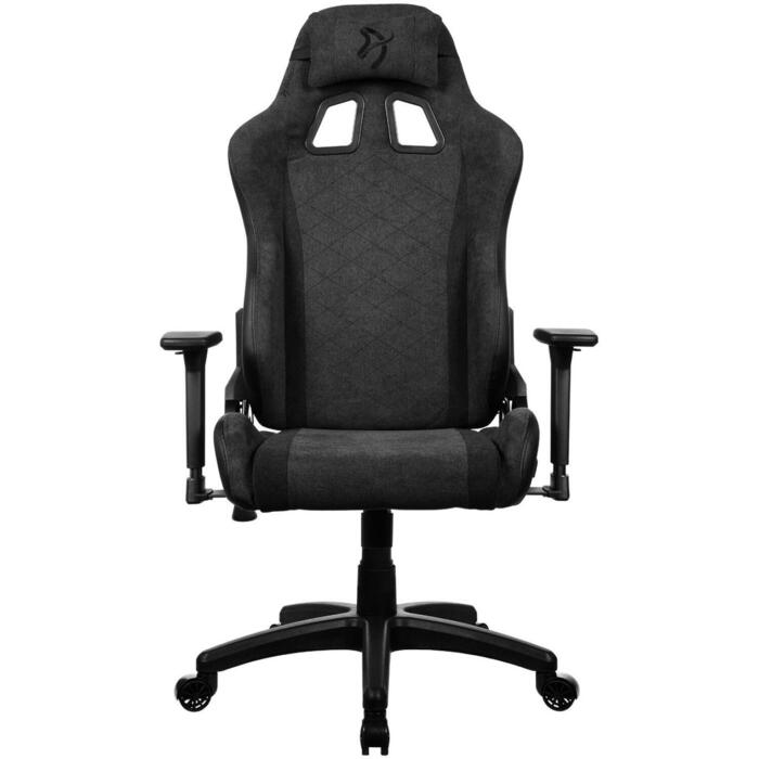 Arozzi Spēļu krēsls AVANTI-SFB-DG, 70x70x125-135cm, tumši pelēks, mīksts audums, metāla rāmis, ergonomisks, regulējams augstums (AVANTI-SFB-DG)