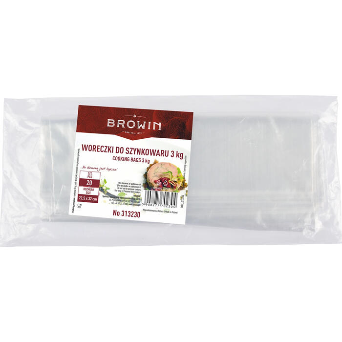 Browin 313230, cepšanas maisiņi 3kg šķiņķa