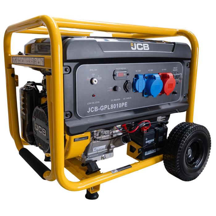JCB benzīna ģenerators rezerves elektroapgādei 7