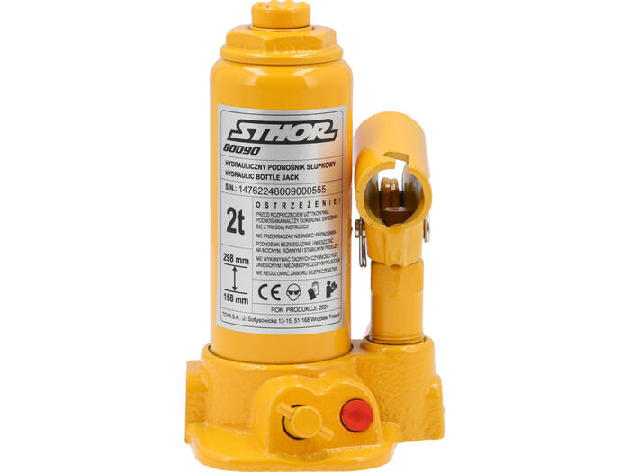 Sthor hidrauliskais domkrats 80090, 2t, 158-298mm