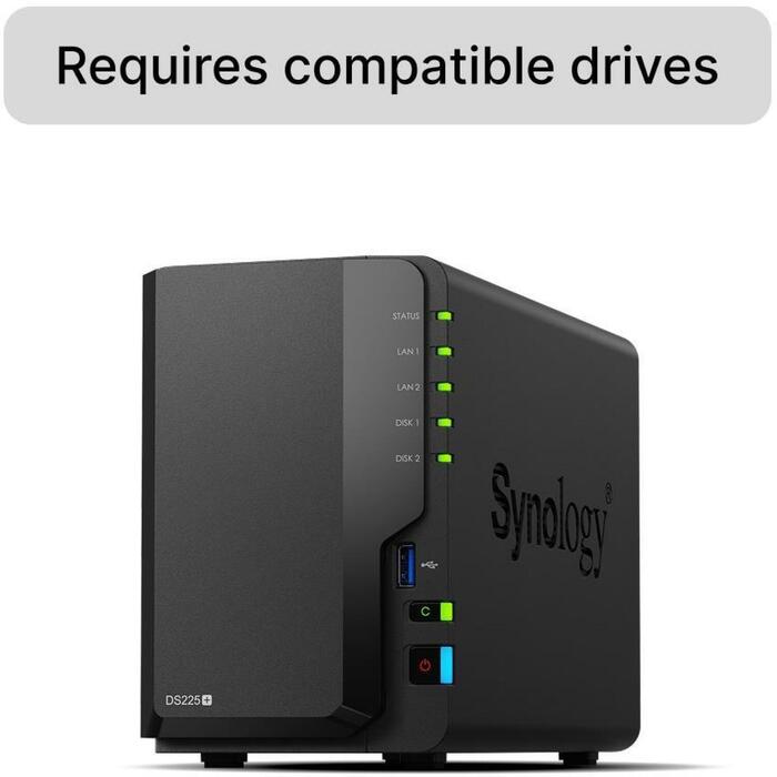 Synology NAS uzglabāšanas tornis DS225+, 2