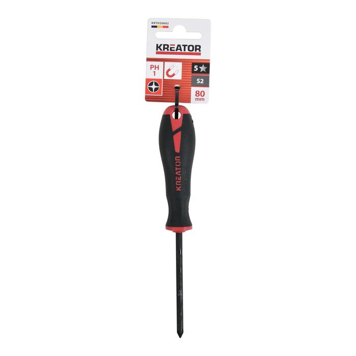 Skrūvgriezis PH1 80mm KREATOR KRTH20602 (KRTH20602)