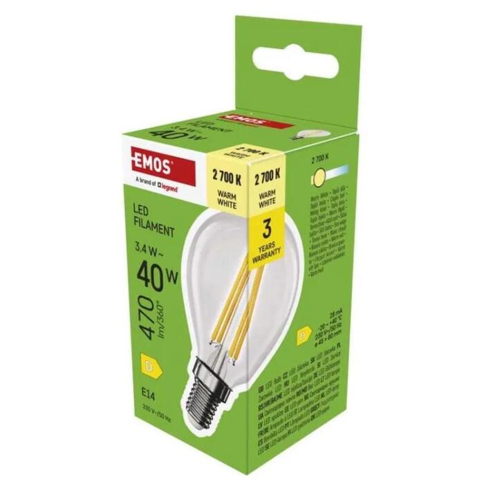 Emos LED spuldze Filament Mini Globe