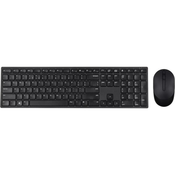 Dell KM5221W klaviatūra, 580-AJRP, 2.4 GHz, 10 m, 3 pogas, 12 ātrās pogas, 1600 DPI, akumulatori iekļauti (580-AJRP)