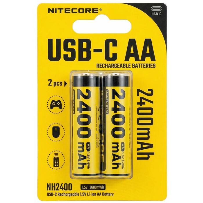 Nitecore Lādējāmās baterijas NC-NH24002 2400 mAh