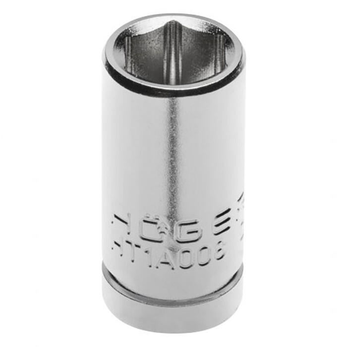 Hogert HT1A014, 1/4" sprūdrata muciņa, HEX