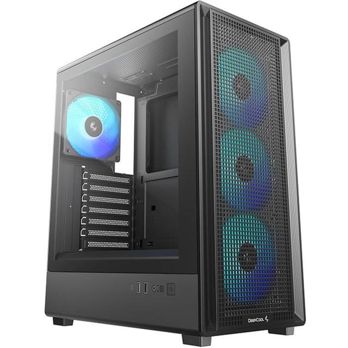 Deepcool datora korpuss CC550 4F R-CC550BKANA4-G