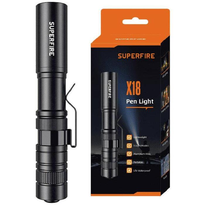 Superfire X18 lukturis, 55 lm, 5