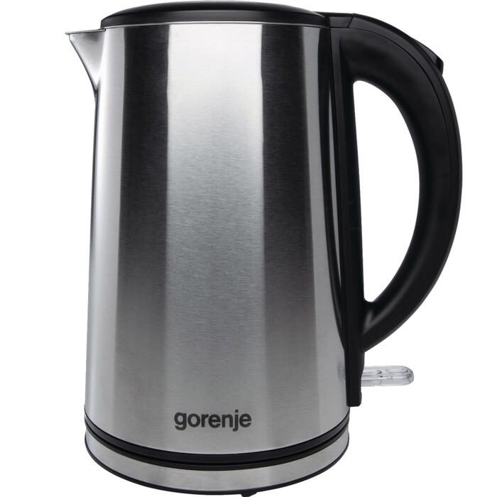Gorenje K15DWS электрический чайник для кипячения воды 2200W 1.5L 360° база автоотключение нержавеющая сталь (K15DWS)