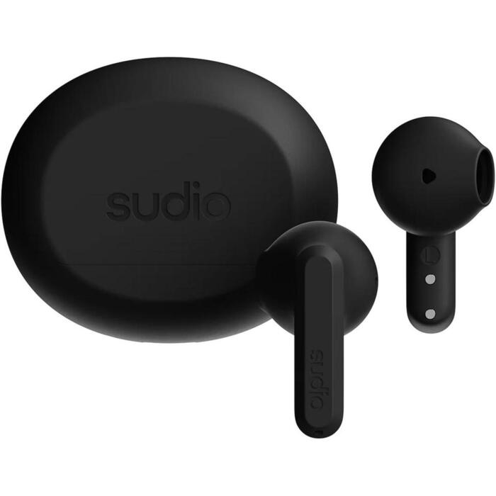 Sudio наушники A3 A3BLK, 10мм, 32Ом, 107дБ, Bluetooth 5.3, IPX4, микрофон, 6ч работы, черные (A3BLK)