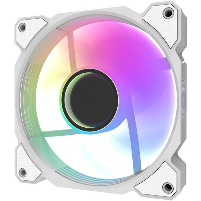 Darkflash DR08 ventilators, balts, PWM A-RGB