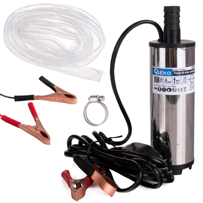 Iegremdējams sūknis eļļai/diegvielai 12V + 3m
