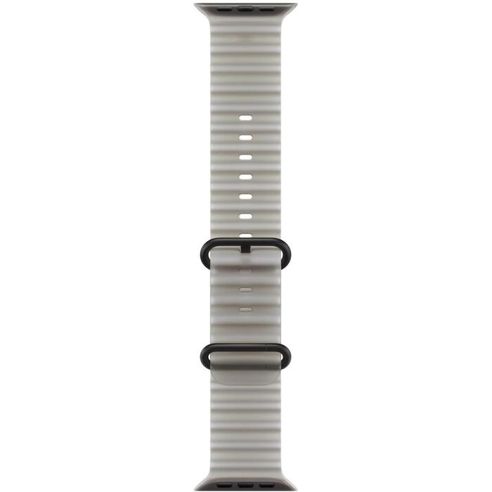 APPLE 49mm Translucent Grey Ocean Band