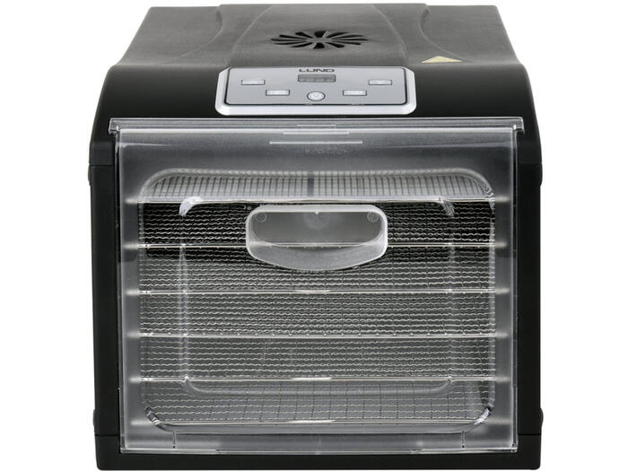 Lund pārtikas žāvētājs 68272, 420-500 W, 220-240 V, 50-60 Hz, 6 paplātes, 35-70 °C, 0.5-19.5 h, LCD, taimeris (68272)
