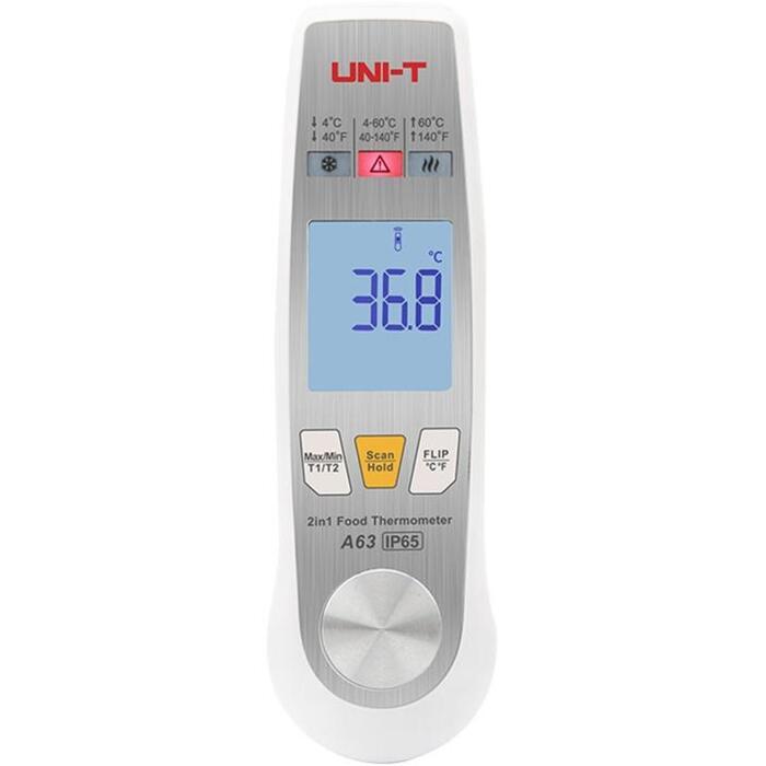 Uni-T A63 2-in-1 pārtikas termometrs, -40°C
