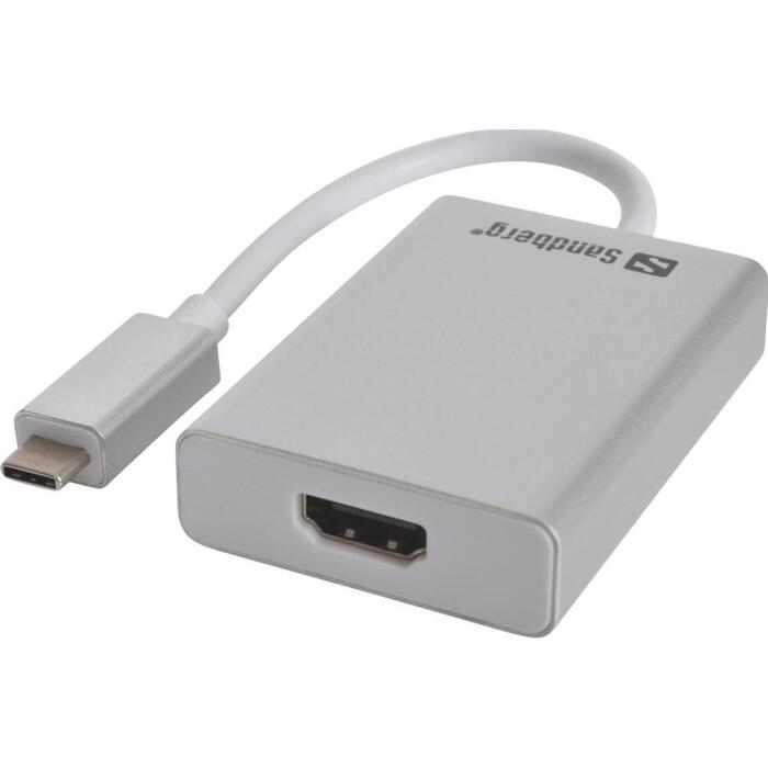 Sandberg Adapteris 136-12, 4K/60Hz, USB-C, HDMI
