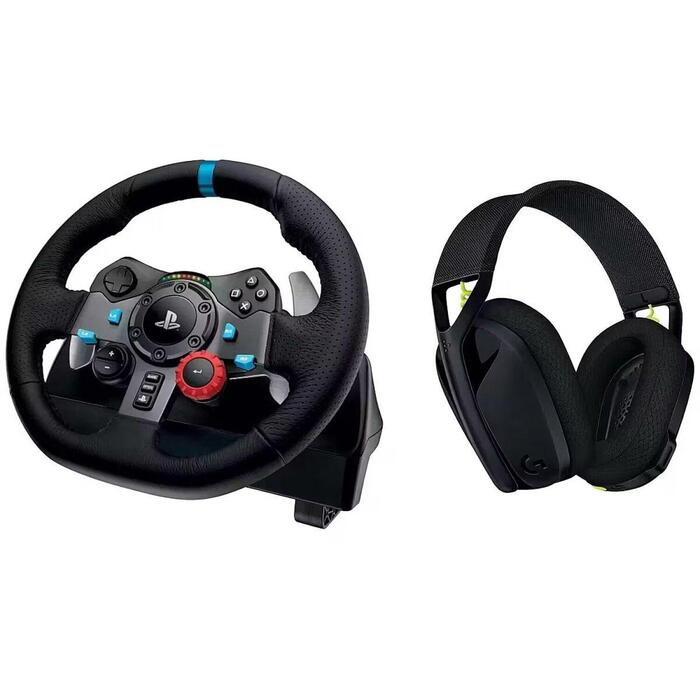 Logitech Spēļu stūre G29 + G435