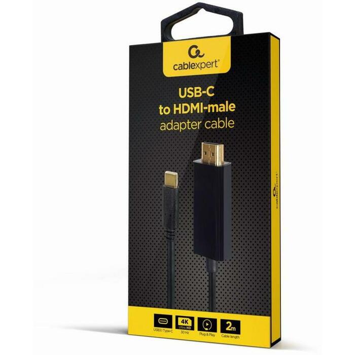 Gembird Video kabelis adapteris A-CM-HDMIM-01 USB