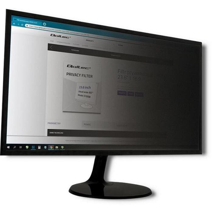 Qoltec 51064 monitora privātuma filtrs, 68
