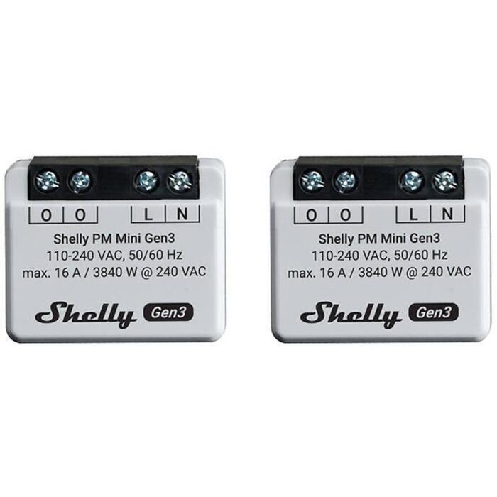 Shelly PM Mini Gen3 KONTROLIERIS, PMMiniGen3x2