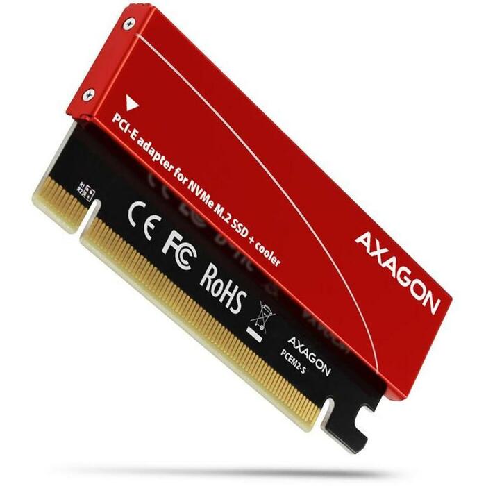 Axagon SSD adapteris M.2/NVMe/PCEM2-S, PCIe