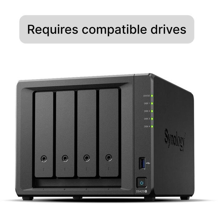 Synology NAS uzglabāšanas tornis DS425+, 4