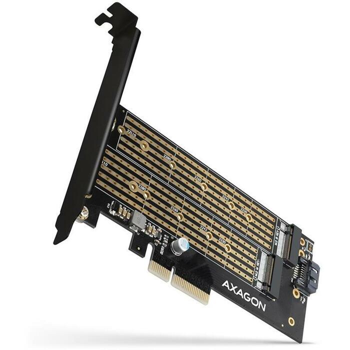 Axagon Adapteris PCEM2-D PCIe NVMe+SATA M