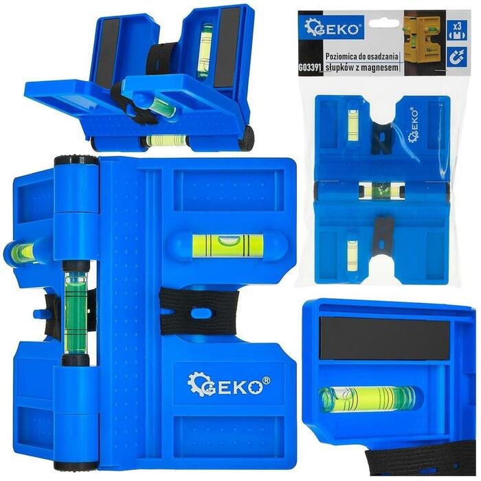 Geko Pārvietojamais magnētiskais līmenis G03391, 3