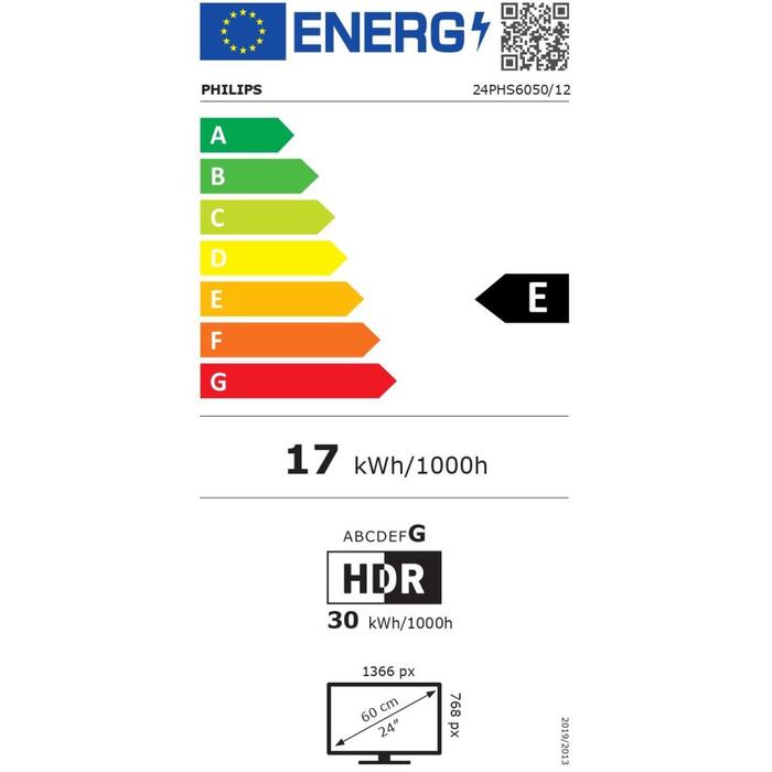 Philips 2K LED televizors 24PHS6050/12, 24
