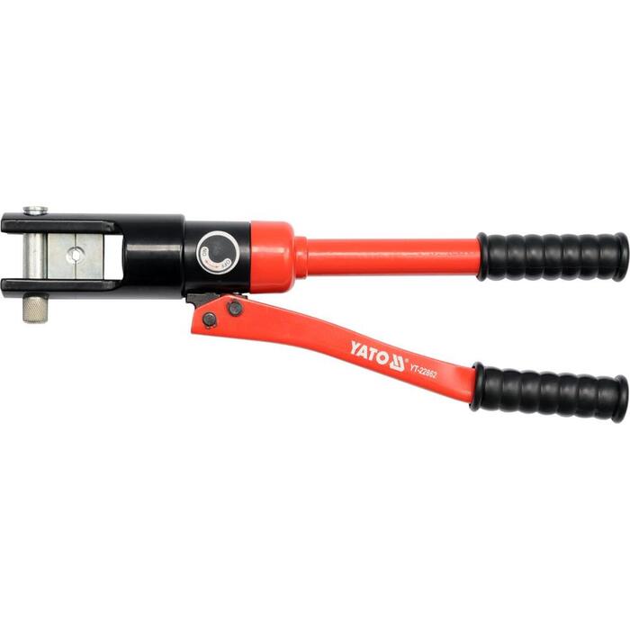 Yato hidrauliskās gofrēšanas knaibles YT-22862, 16-300mm², 18-20t, 470mm, vara un alumīnija kabeļiem, tērauda trosēm (YT-22862)