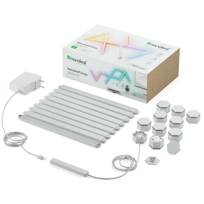 Nanoleaf Gaismas komplekts NL59-K-0002LW-9PK-EU, 9 paneļi
