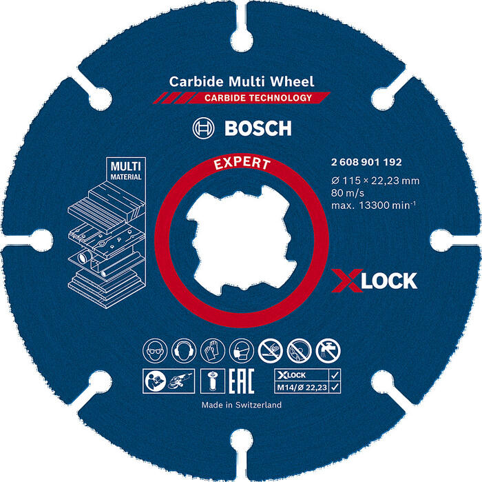 X-LOCK Carbide MultiWheel 115 x 1