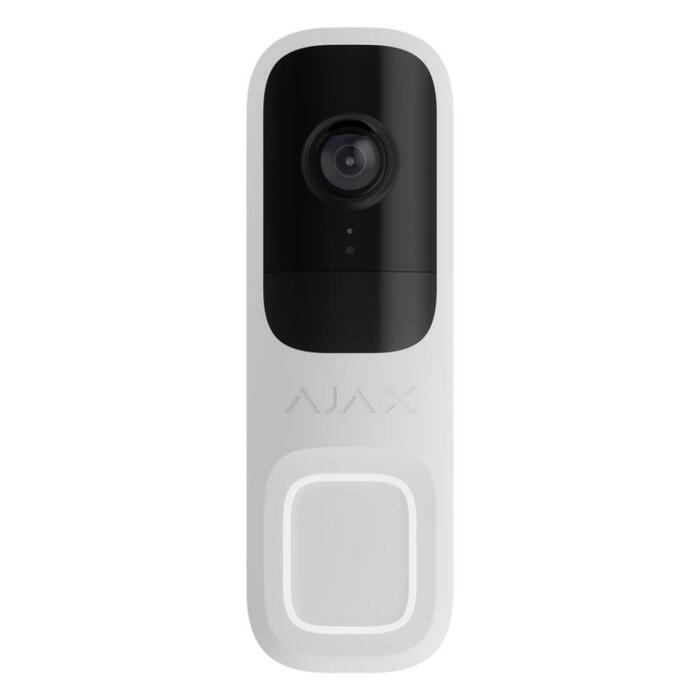 Ajax умный видеодомофон DoorBell 66390 4MP 155° WiFi AI обнаружение двустороннее аудио Белый (66390)