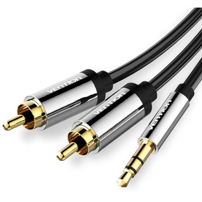 Vention kabelis 3.5mm uz 2RCA/2m