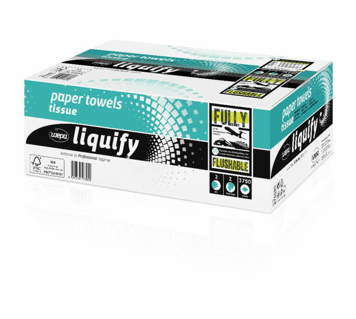 Satino 276580 Бумажные полотенца Liquify, 2-слойные, 20,6x24см, 3750 листов, PT3 (276580)
