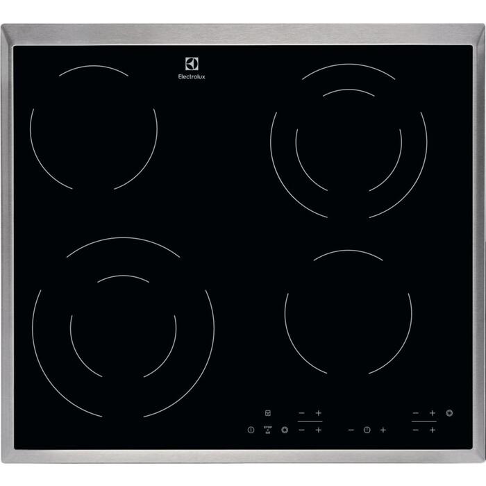 Electrolux Keramiskā plīts virsma EHF6342XOK, 6300W