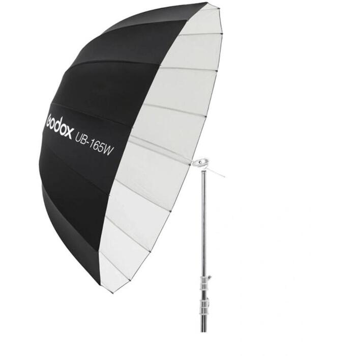 GODOX UB-165W, 165 cm, balti, paraboliskā