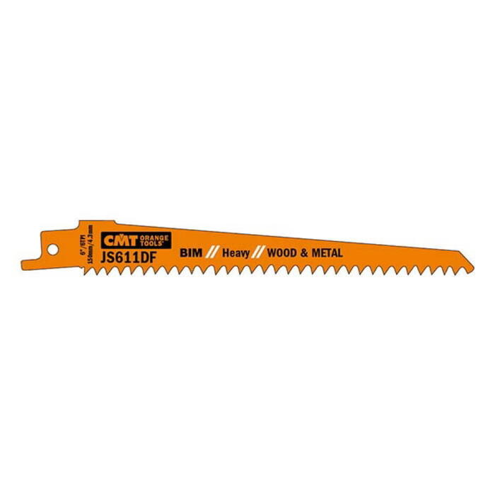 CMT zobenzāģa asmens JS611DF-5, 150x1,25mm